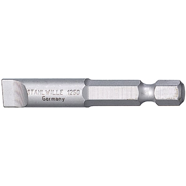 Bit screwdriver 1, 6 x 8, 0 mm hex E 6, 3 L.50 mm